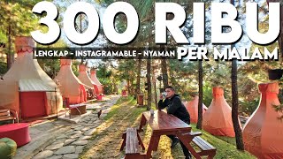 CAMPING NYAMAN INSTAGRAMABLE DI LOKASI ESTETIK LEMBANG BANDUNG  Review Fun Camp The Lodge Maribaya [upl. by Goldin598]