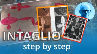 INTAGLIO PROCESS step by step how I created my etching First among equals [upl. by Lynden]