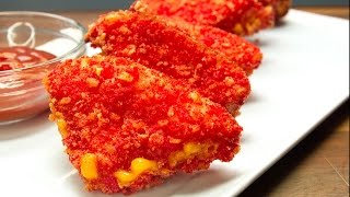 How To Make Flamin Hot Cheetos Grilled Cheese  Full Recipe [upl. by Duck]