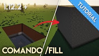 COMANDO FILL Preencher   TUTORIAL Minecraft [upl. by Garwood256]