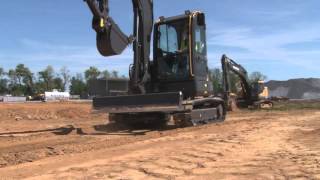 Tips amp Tricks with Compact Excavators How to Use the Dozer and Float Blade [upl. by Starlin17]