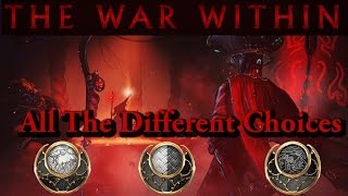 Warframe  The War Within Quest  All The Different Dialogue Choices SunNeutralMoon [upl. by Casimir665]