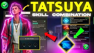 Tatsuya best character combination 2024  Best character combination in free fire  Tatsuya ability [upl. by Anneuq769]