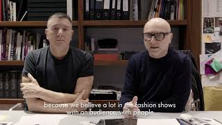 DG Digital Show an interview with Domenico Dolce and Stefano Gabbana [upl. by Leahcimed444]