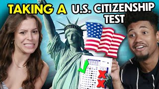 Can These Adults Pass A US Citizenship Test  React [upl. by Ardiek]