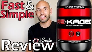 Kaged Muscle ReKaged Protein Supplement Review [upl. by Anisah]