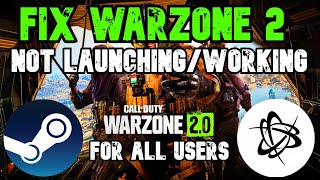 How to fix Warzone 2 Crashing amp Not Launching  Easy FIX   ✅NEW UPDATE [upl. by Aiken]