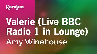 Valerie Live BBC Radio 1 in Lounge  Amy Winehouse  Karaoke Version  KaraFun [upl. by Loar]