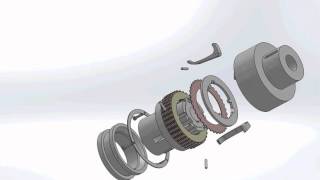 Mechanisch betätigte Lamellenkupplung Xplod Rotiert [upl. by Mabelle]