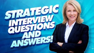 LEADERSHIP Interview Questions and ANSWERS STRATEGIC Interview Tips [upl. by Quenby]