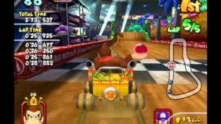 Arcade Mario Kart Arcade GP 2  Waluigi Cup  150cc [upl. by Alleinad]