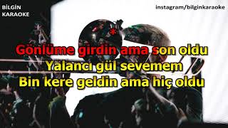 Feride Hilal Akın amp İlyas Yalçıntaş  Şehrin Yolu Karaoke Türkçe [upl. by Aidahs]