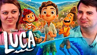 PIXARS LUCA 2021 MOVIE REACTION  First Time Watch  Disney [upl. by Novonod]