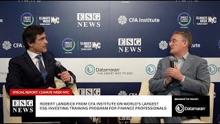 Inside CFA Institute The World’s Largest ESG Investing Training Program for Finance Professionals [upl. by Estis]