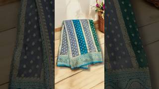 Pure Khaddi Georgette Handloom Banarasi Saree [upl. by Haimes]