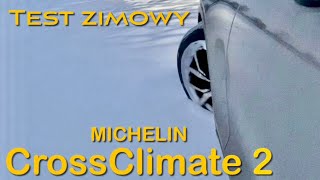 Michelin CrossClimate 2 Test Zimowy  Winter Snow Test  Volvo V60 [upl. by Ecnahs]