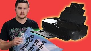 Print Film for Screen Printing  Canon Pixma IX6820 Film Printer Review [upl. by Kleiman]