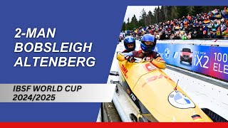 IBSF World Cup Altenberg  2Men Bobsleigh  Heat 2 [upl. by Assilram186]