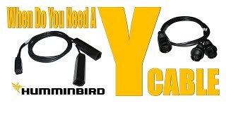 Tips N Tricks 237 Humminbird When amp Why to Use a YCable [upl. by Ludvig809]