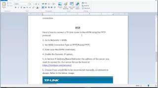 Set up NordVPN on TPLink via L2TPPPTP protocol 2023 Updated [upl. by Ecinnaj696]