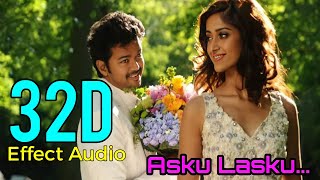 Asku LaskuNanban 32D Effect Audio song USE IN 🎧HEADPHONE like and share [upl. by Fen]