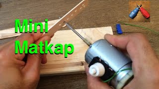 Mini Matkap Nasıl Yapılır  Ev Yapımı Hobi Matkabı [upl. by Aniham]