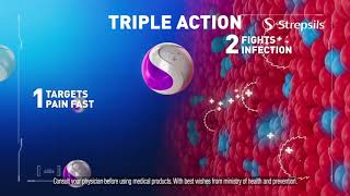 Strepsils Extra Triple Action against painful sore throat [upl. by Amery977]