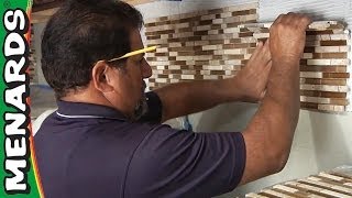 How To Install Tile Backsplash  Menards [upl. by Austen]