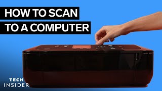 How To Scan A Document To Your Computer [upl. by Adaha]