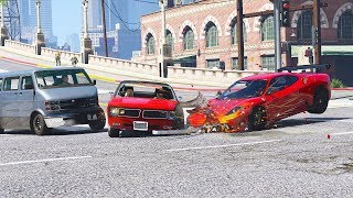 GTA 5 Realistic Crash Deformation Mod Vol12 [upl. by Risteau]