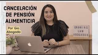 Cancelación de Pensión Alimenticia [upl. by Anastassia]