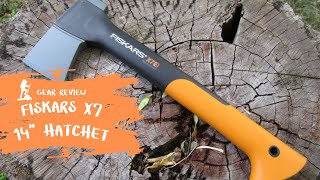 Fiskars X7 hatchet review 2022 [upl. by Boelter806]