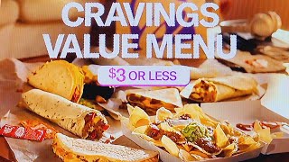 TACO BELL  TACO BELL COMMERCIAL 2024  LP GIOBBI  TACO BELL CRAVINGS VALUE MENU  COMMENT ON COMME [upl. by Hairem572]