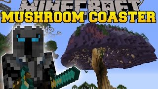 Minecraft THE MUSHROOM LANDS ROLLER COASTER [upl. by Patman]