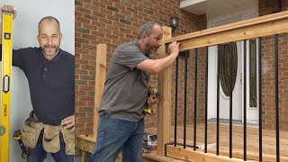 How To Build Deck Railings [upl. by Bradman382]