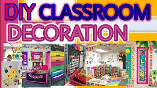 DIY CLASSROOM DECORATION STRUCTURING IDEAS [upl. by Htebazileharas907]