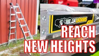 Gorilla Ladders MPX17 Aluminum 18ft MultiPosition Ladder [upl. by Chiou]