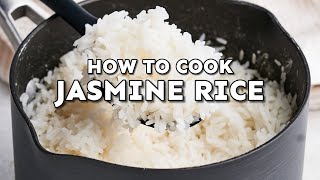 How To Cook Jasmine Rice 2 Tricks For Perfect Rice [upl. by Lenor85]