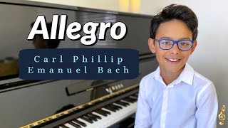 Allegro  CPE Bach [upl. by Esilahs]