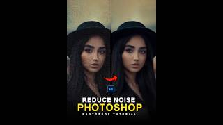 How to Reduce Noise in Photoshop  Photoshop shorts [upl. by Soo]