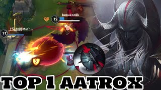 Wild Rift Aatrox  Top 1 Aatrox Gameplay Rank Challenger [upl. by Assilat]