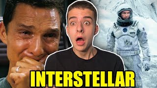 FIRST TIME WATCHING INTERSTELLAR 2014 Movie Reaction [upl. by Hayimas]