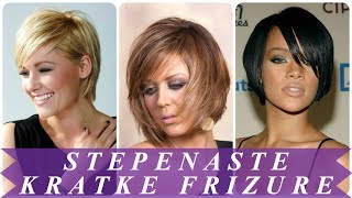 Hit stepenaste frizure kratka kosa [upl. by Alegnad]