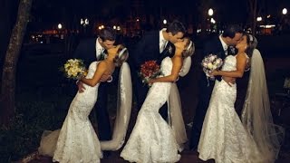 Identical Triplets Get Married Together in Joint Wedding [upl. by Landis]