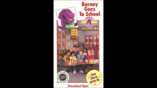 Barney Goes To School 1991 VHS [upl. by Mattah]