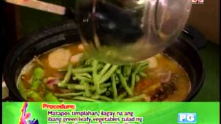 Recipe Kris Aquinos sinigang na lechon [upl. by Claybourne]