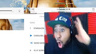 DJ Akademiks Reaction When He Found Out Drake Was On AstroWorldSicko Mode [upl. by Ludwig]