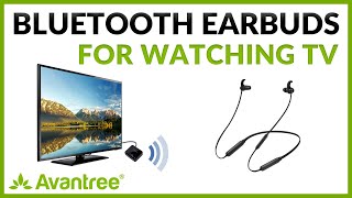 How to Use Avantree HT4186  The Best Bluetooth Adapter and Earphone set for Watching TV [upl. by Paley]