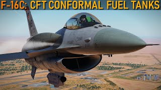 F16C CFT Mod Block 52 Conformal Fuel Tanks amp Jammers  DCS WORLD [upl. by Aicel100]