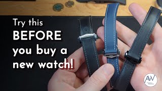 Try this BEFORE you buy your next watch  Artem Sailcloth Watch Straps [upl. by Nirad477]